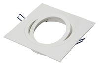 AR111 armatuur inbouw 1 voudig 180mm wit vierkant 148-034 Tronix