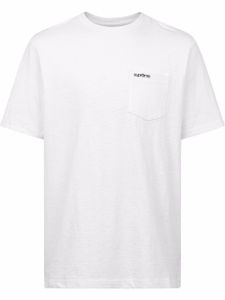 Supreme t-shirt à poche poitrine - Blanc