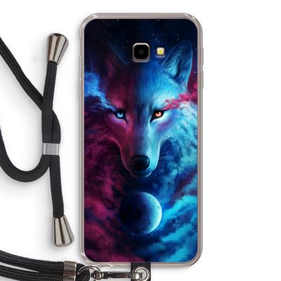 Where Light And Dark Meet: Samsung Galaxy J4 Plus Transparant Hoesje met koord