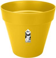 LOFT Urban Round Flower Pot - Plastic - Percé - Tank - met casters - Ø50 - oker