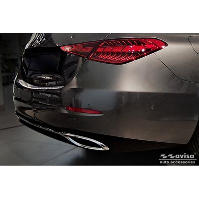Chroom RVS Bumper beschermer passend voor Mercedes C-Klasse Sedan (W206) 2021- 'Ribs' AV238045