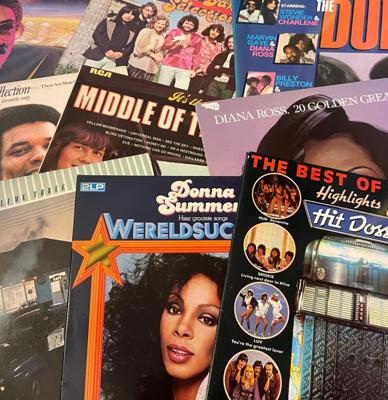 10 x Random Seventies 70&apos;s En Disco LP&apos;s