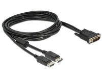 DeLOCK DMS-59 > 2 x DisplayPort Kabel adapter 83507 - thumbnail