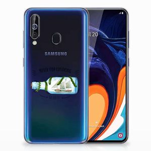 Samsung Galaxy A60 Telefoonhoesje met Naam Boho Bottle