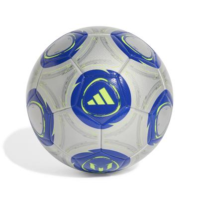 adidas Messi League Voetbal Maat 5 Zilver Donkerblauw Geel