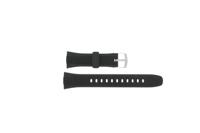 Horlogeband Casio WVA-430 / WVA-470 / WVA-620 / WV-M120 / 10152407 Rubber Zwart 22mm