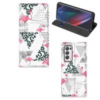 OPPO Find X3 Neo | Hoesje maken | Flamingo Triangle