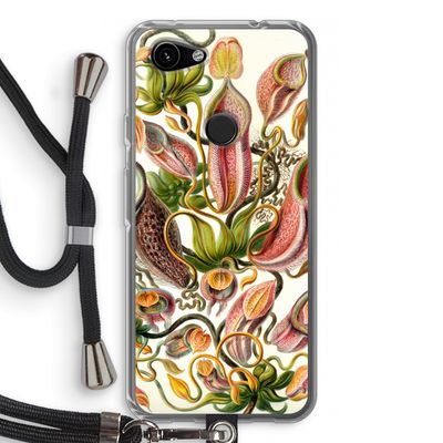 Haeckel Nepenthaceae: Pixel 3a Transparant Hoesje met koord