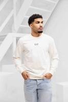 EA7 Emporio Armani 8NPM30 Sweater Heren Wit - Maat XL - Kleur: Wit | Soccerfanshop
