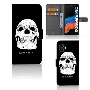 Telefoonhoesje met Naam Samsung Galaxy Xcover 6 Pro Skull Eyes