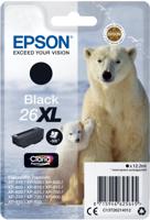 Epson inktcartridge 26XL, 500 pagina&apos;s, OEM C13T26214012, zwart