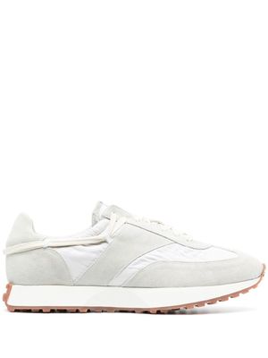 RHUDE baskets à empiècements - Blanc