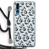 Zeemeermin: Huawei P20 Pro Transparant Hoesje met koord Zeemeermin: Huawei P20 Pro Transparant Hoesje met koord