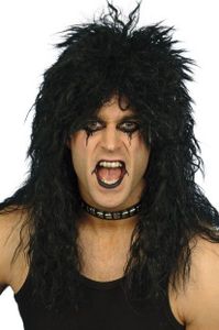 Hard Rock pruik zwart Danny