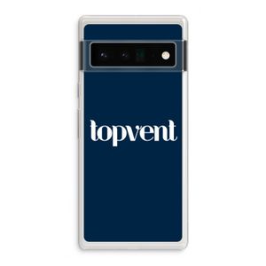 Topvent Navy: Google Pixel 6 Pro Transparant Hoesje