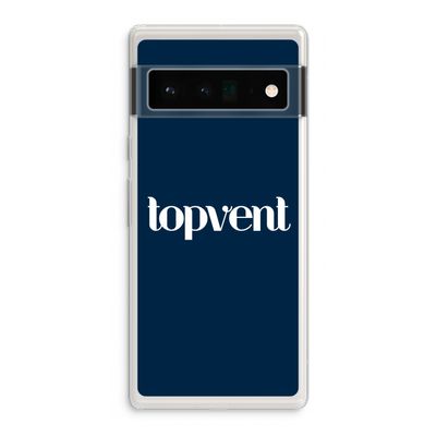 Topvent Navy: Google Pixel 6 Pro Transparant Hoesje