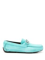 Ferragamo mocassins Gancini en cuir - TURQUOISE