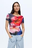 Bedrukt T-shirt met korte mouwen - MATERIAL FINISHES - L