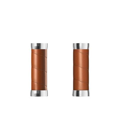 BROOKS Slender leather grips (100+100mm) - honey