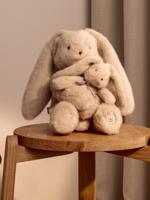 Berto knuffel konijn mama en baby LIEWOOD ecru