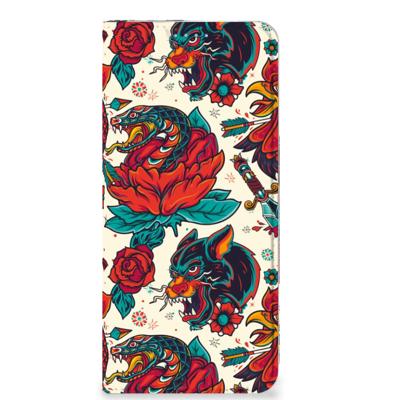 Stand Case voor OPPO Reno8 Old Skool Stand Case voor OPPO Reno8 Old Skool