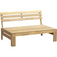 Leen Bakker - Palletbank Perugia - Naturel - 70x120x86 Cm - Acaciahout - Beige