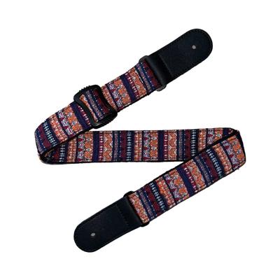 CLXmusic CWUS2-5 Geweven Ukulele Band Oranje/Blauw/Rood (Motief 5)