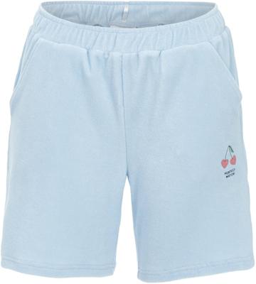 Badstoffen korte pyjamabroek blauw