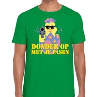 Fout paas t-shirt groen donder op met je Pasen voor heren