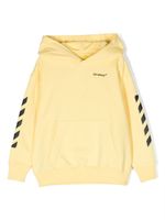 Off-White Kids hoodie à logo imprimé - Jaune - thumbnail