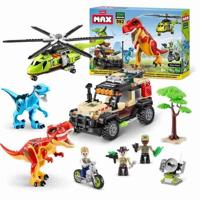 Bouwset - ZURU - Dino Adventure Dino Hunt (592 stuks) - Prehistorisch avontuur met dinosaurussen en voertuigen