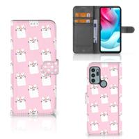 Motorola Moto G60s | Telefoonhoesje | Met pasjeshouder | Sleeping Cats