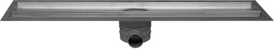 Easy Drain Multi inbouwdeel 9x100cm met flens zonder rooster RVS