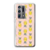 Ananas: Huawei P40 Pro Plus Transparant Hoesje