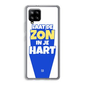 Laat de zon in je hart: Samsung Galaxy A42 5G Transparant Hoesje