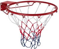 Midwest Basketbalring + net 45 cm rood