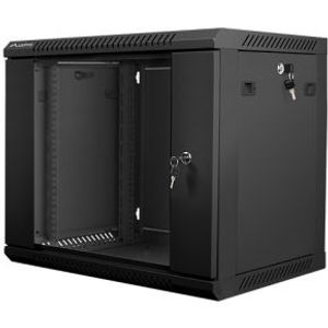 Lanberg WF01-6409-10B rack 9U Wandrek Zwart
