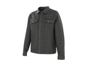 LIVERGY Heren spijkerjas (Zwart, XL)
