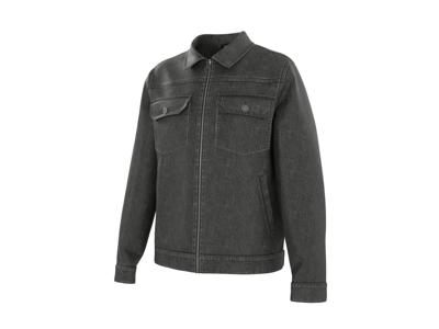 LIVERGY Heren spijkerjas (Zwart, L)