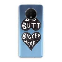 Big butt bigger heart: OnePlus 7T Transparant Hoesje Big butt bigger heart: OnePlus 7T Transparant Hoesje