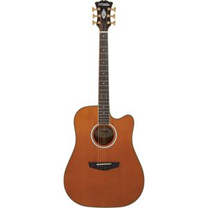 D'Angelico Excel Bowery Dreadnought CE Vintage Natural elektrisch-akoestische westerngitaar met gigbag