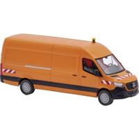 Busch 52636 H0 Auto Mercedes Benz Sprinter lange wielbasis, verkeersorge Busch 52636 H0 Auto Mercedes Benz Sprinter lange wielbasis, verkeersorge