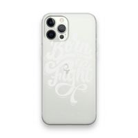 Born to Fight: iPhone 12 Pro Transparant Hoesje