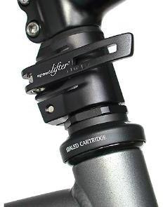 Satori Stuurpenverlenger verstelbaar easy up 1-1/8" - zwart
