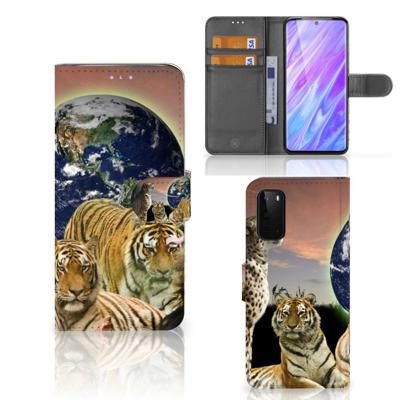 Samsung Galaxy S20 | Telefoonhoesje | Met pasjeshouder | Roofdieren