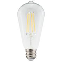 HOFTRONIC™ LED Filament lamp E27 - 7 Watt 806 Lumen - ST64 Edison - 2700K Warmwit licht - Dimbaar - Helder glas HOFTRONIC™ LED Filament lamp E27 - 7 Watt 806 Lumen - ST64 Edison - 2700K Warmwit licht - Dimbaar - Helder glas