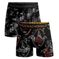 Muchachomalo 2 stuks Cotton Stretch Gangsta Paradise Boxer * Actie *