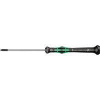 Wera 2055 05118032001 Elektronica en fijnmechanica Kruiskop schroevendraaier PZ 1 Koplengte: 80 mm DIN ISO 8764-PZ