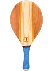 Frescobol Carioca lot de raquettes de plage en bois - Bleu