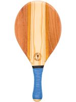 Frescobol Carioca lot de raquettes de plage en bois - Bleu